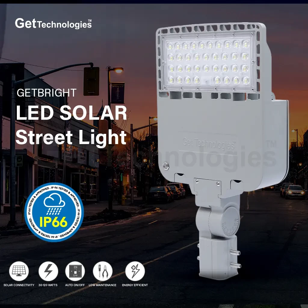 Get Bright LED solar Street Light