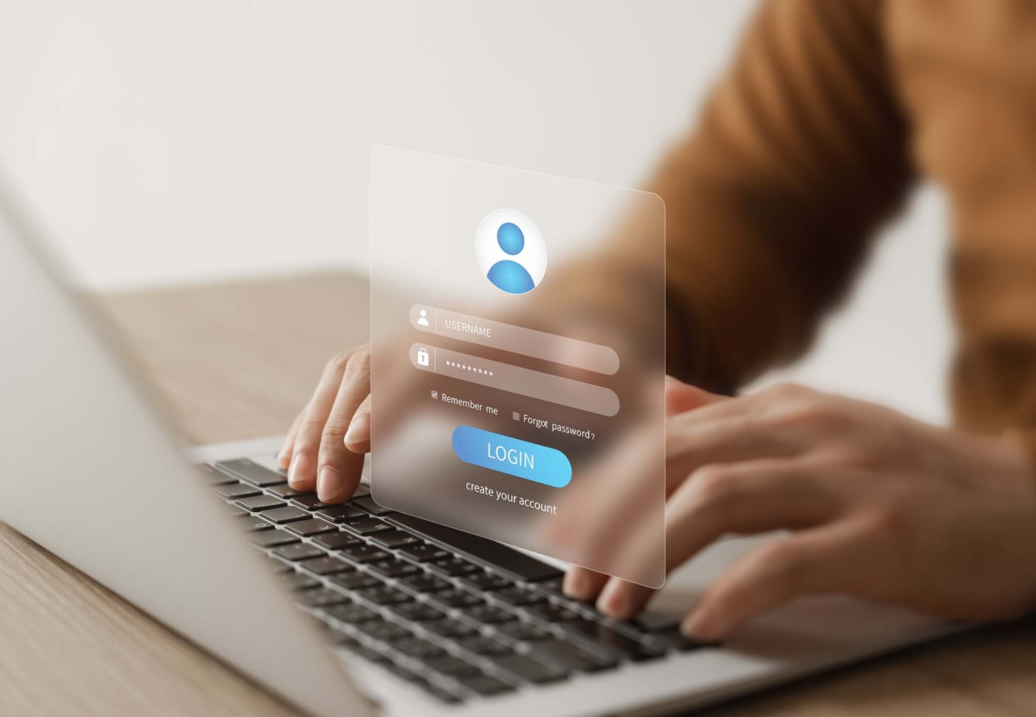 Customer Login Page Image